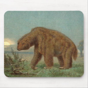 Tapis De Souris Paresse de géant de Megatherium
