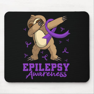 Tapis De Souris Paresseux de sensibilisation à l'épilepsie Dabbing
