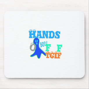 Tapis De Souris Parfait Boo ! TGIF Merci Dieu Son Vendredi Hakuna 