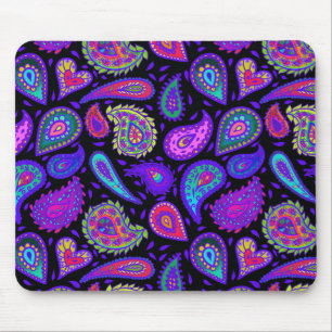Tapis De Souris Parfaitement Paisley Violet