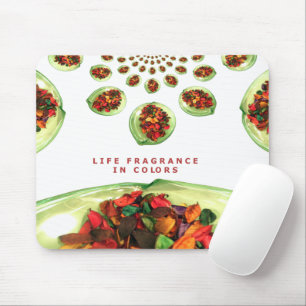 Tapis De Souris Parfum de vie : Message Inspirationnel Pot-pourri