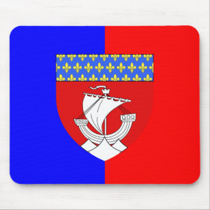 Tapis De Souris Paris avec le bouclier, France
