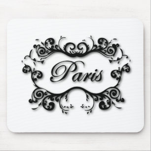Tapis De Souris Paris avec ses manuscrits
