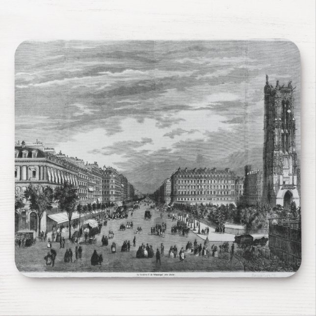 Tapis De Souris Paris, boulevard De Sébastopol (Devant)
