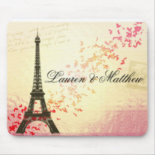 Tapis De Souris Paris dans l'amour - Tour Eiffel