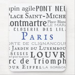 Tapis De Souris Paris et ses monuments