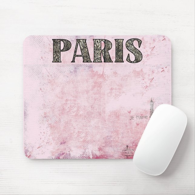 Tapis De Souris Paris Mouse Pad (Avec souris)