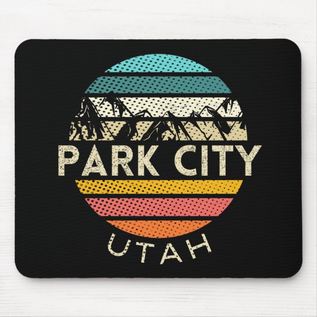 Tapis De Souris Park City Utah (Devant)