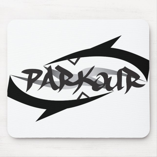 Tapis De Souris Parkour abstrait (Devant)