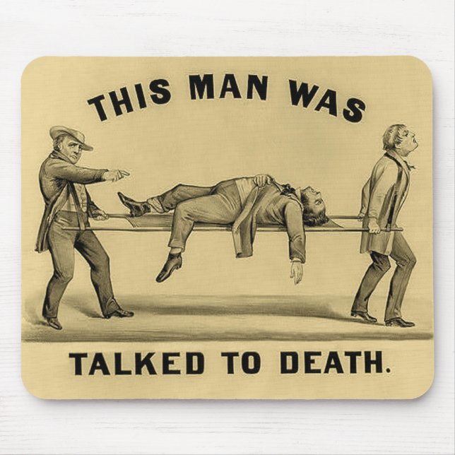 Tapis De Souris Parlé à la mort (Devant)