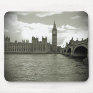 Tapis De Souris Parlement - Tour Elisabeth - Big Ben Mousepad