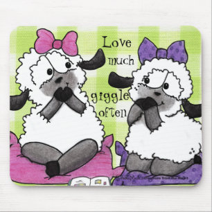 Tapis De Souris Parlez doucement agneaux