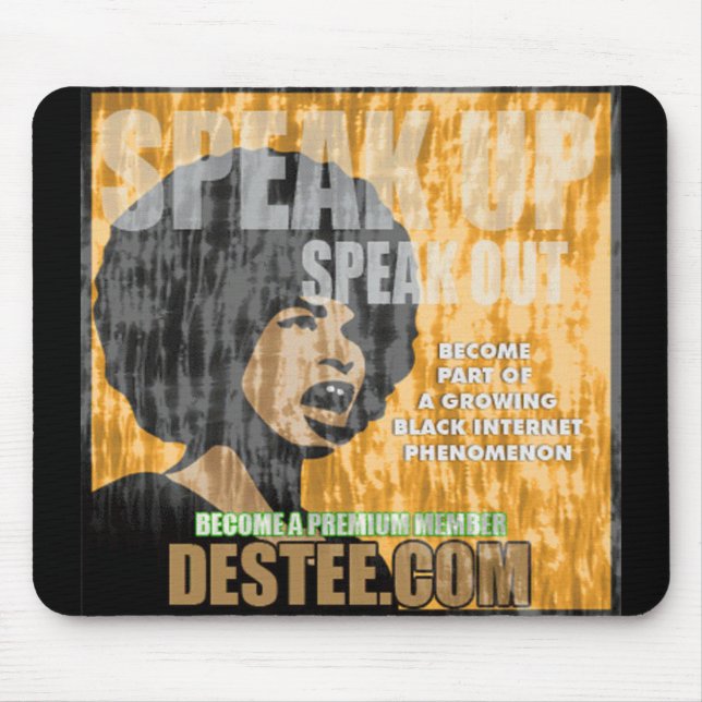 Tapis De Souris Parlez vers le haut de Mousepad (Devant)