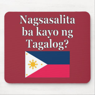 Tapis De Souris Parlez-vous le tagalog ? en tagalog. Fanion