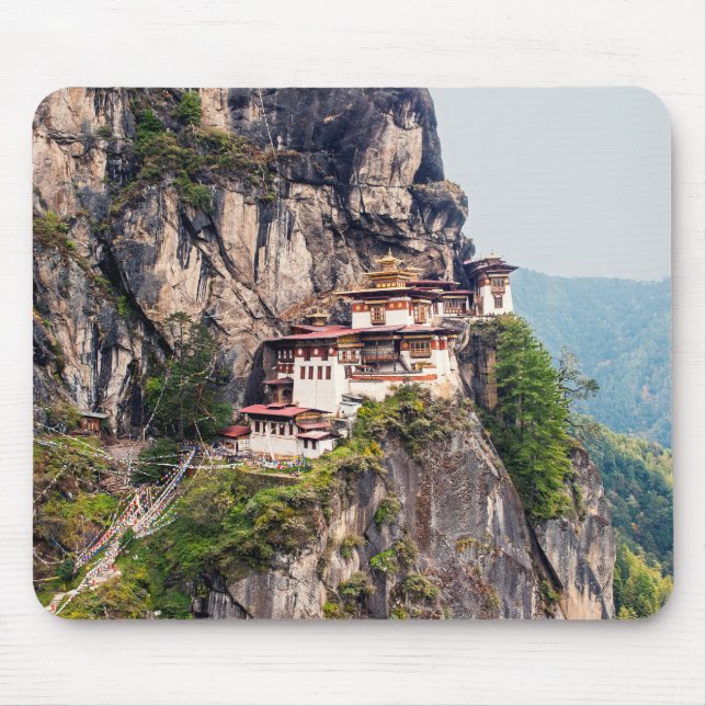 Tapis De Souris Paro Taktsang : Le monastère du nid de tigre - Bho (Devant)