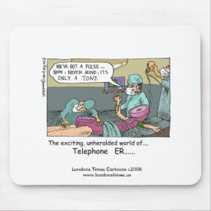 Tapis de souris parodique de l'émission TV drôle "