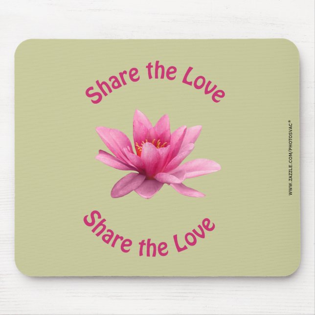 Tapis De Souris Partagez l'amour (Devant)