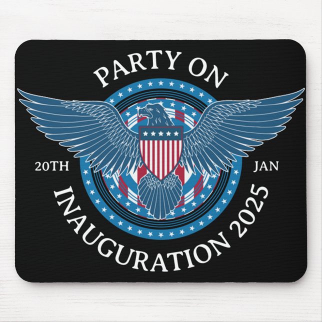 Tapis De Souris Partie À L'Inauguration 2025 (Devant)