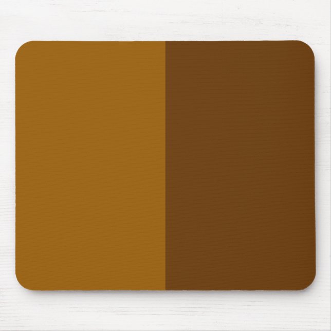 Tapis De Souris Partie Brown foncé clair demi-côtés (Devant)