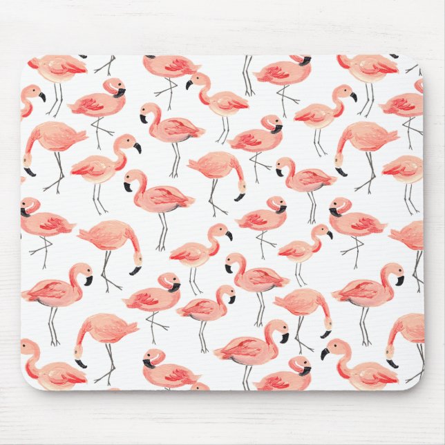 Tapis De Souris Partie de Flamant rose (Devant)