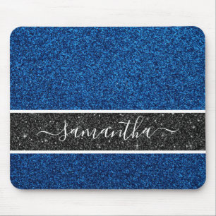 Tapis De Souris Parties scintillant bleue Mousepad