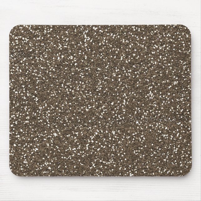 Tapis De Souris Parties scintillant Café Bean Faux (Devant)