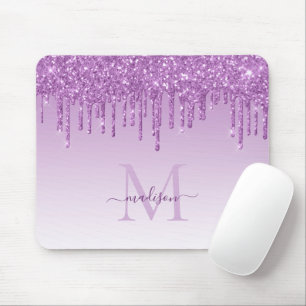 Tapis De Souris Parties scintillant Drives Purple Plum Sparkle Mon
