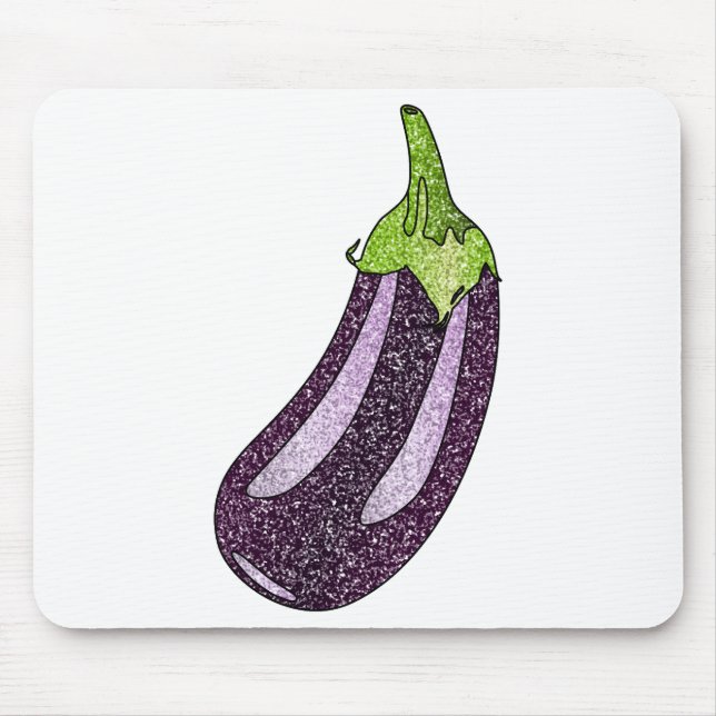Tapis De Souris Parties scintillant Eggplant (Devant)