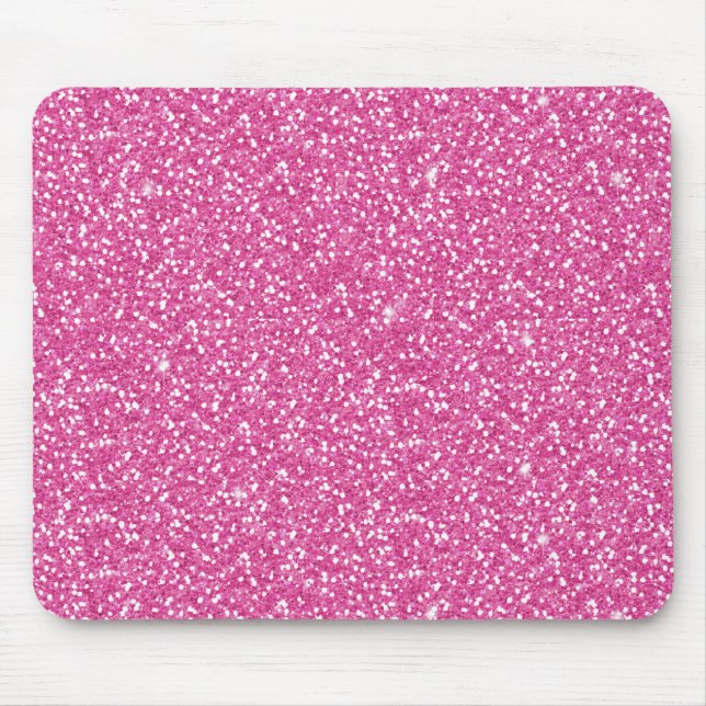 Tapis De Souris Parties scintillant Neon Hot Pink tendance (Devant)