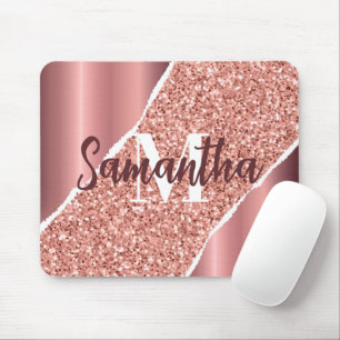 Tapis De Souris Parties scintillant rose Gold Foil
