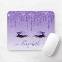 Parties scintillant violet moderne tendance Lashes