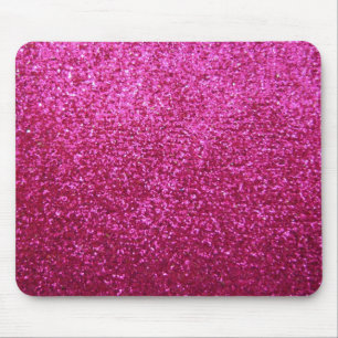 Tapis De Souris Parties scintillantes de roses indien de Faux