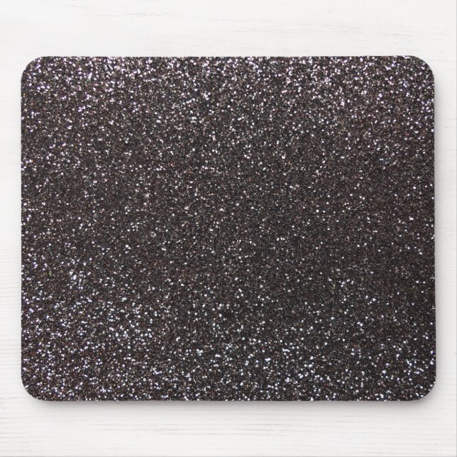 Tapis De Souris Parties scintillantes gris-foncé (Devant)