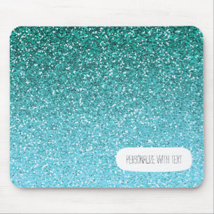Tapis De Souris Parties scintillantes Ombre d'Aqua