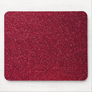 Tapis De Souris Parties scintillantes rouges