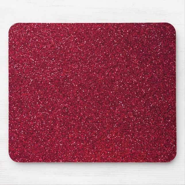 Tapis De Souris Parties scintillantes rouges (Devant)