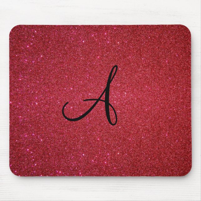 Tapis De Souris Parties scintillantes rouges (Devant)