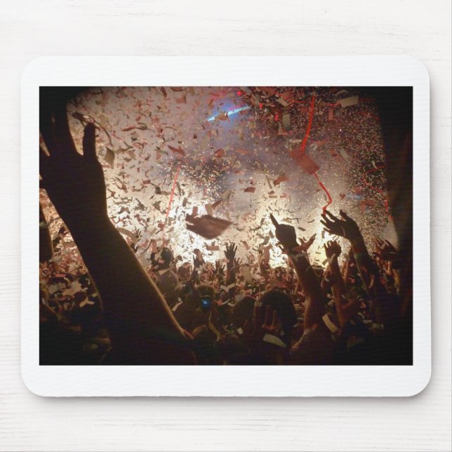 Tapis De Souris Partying de foule (Devant)