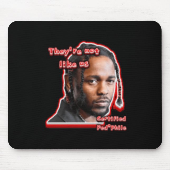 Tapis De Souris Pas comme nous Sticker (Devant)