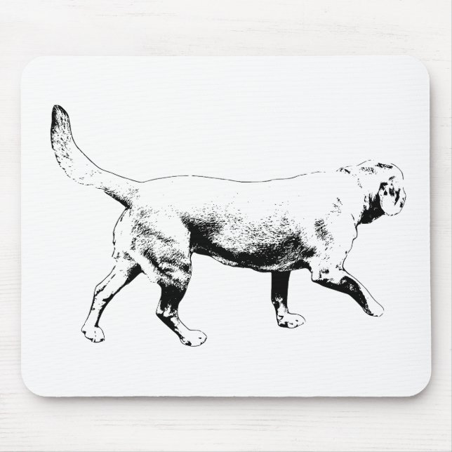 Tapis De Souris pas croisé net (Devant)