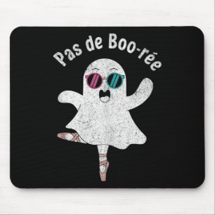 Tapis De Souris Pas De Boo-rée Cute Ballerina Ghost Funny Ballet T