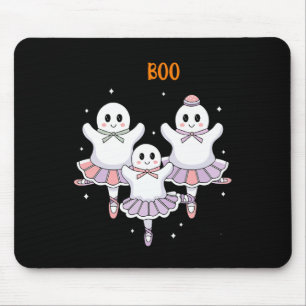 Tapis De Souris Pas De Boo-rée Danse De Ballet Éffrayant Ghost Hal