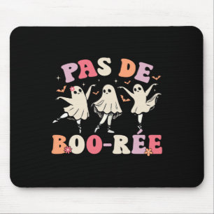 Tapis De Souris Pas De Boo-rée Ghost Byllet Dancer Halloween Dance