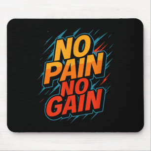 Tapis De Souris Pas De Gain Fitness Motivation Gym