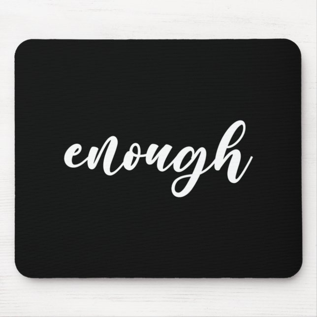 Tapis De Souris Pas de Jour de sensibilisation aux armes à feu Por (Devant)