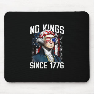 Tapis De Souris Pas de rois en Amérique Regard graphique patriotiq