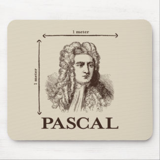 Tapis De Souris Pascal = 1 newton par plaisanterie de maths de