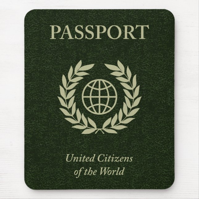 Tapis De Souris passeport vert (Devant)