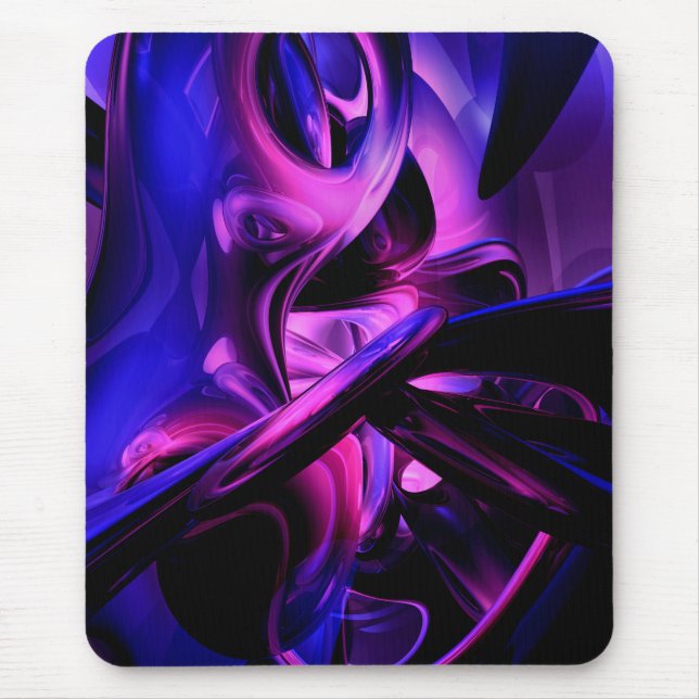 Tapis De Souris Passions fluorescentes Mousepad abstrait (Devant)