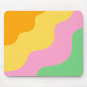 Tapis De Souris Pastel Abstrait PatternPastel Abstrait Motif